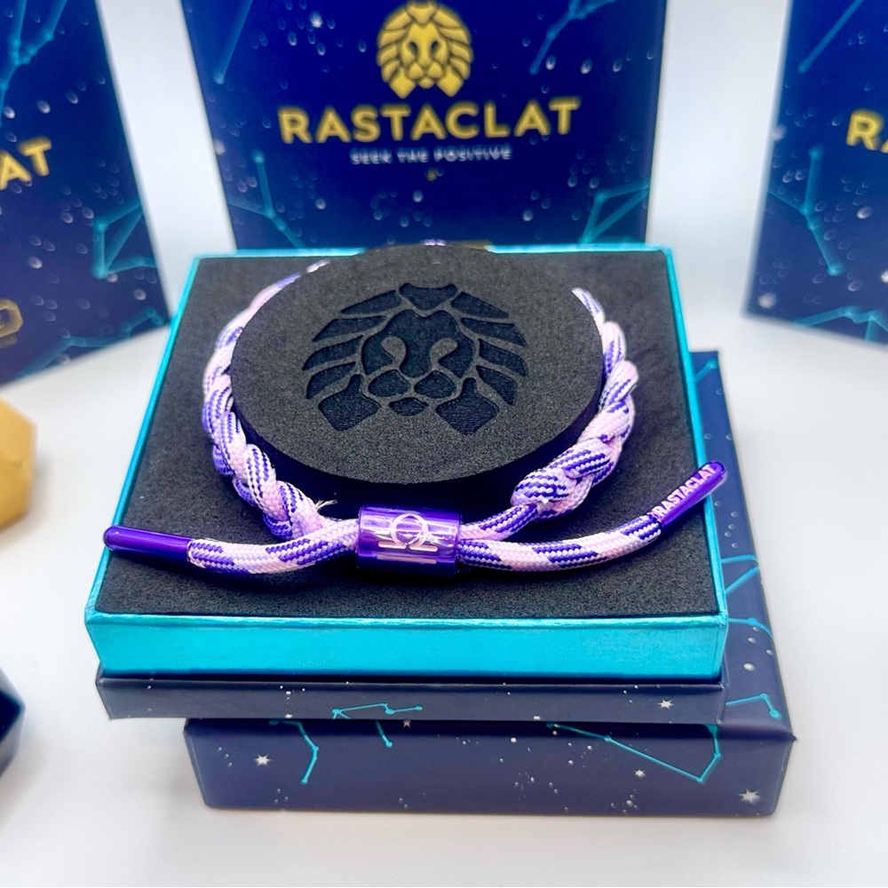 Rastaclat Original Hand Braided Zodiac (LIBRA) Adjustable Bracelet NIB! ♎️⚖️